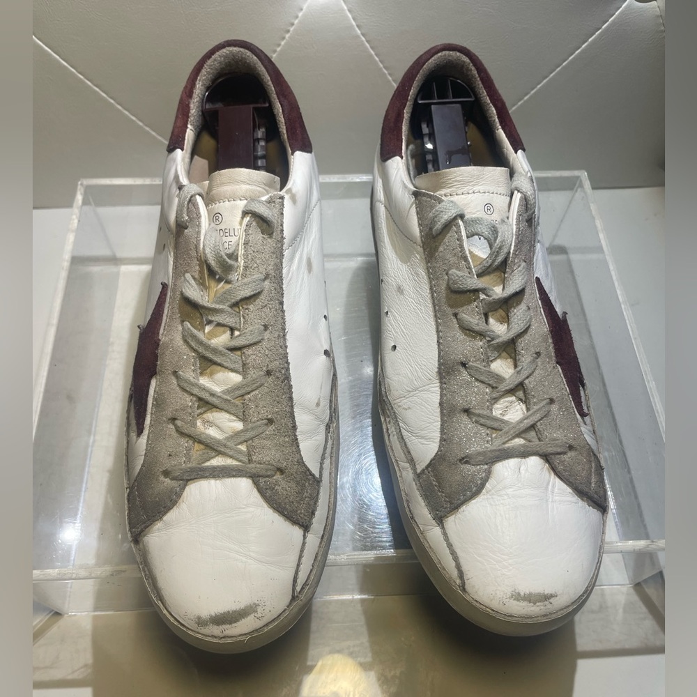 Goose Goose superstar leather trainers sz 40made in italy